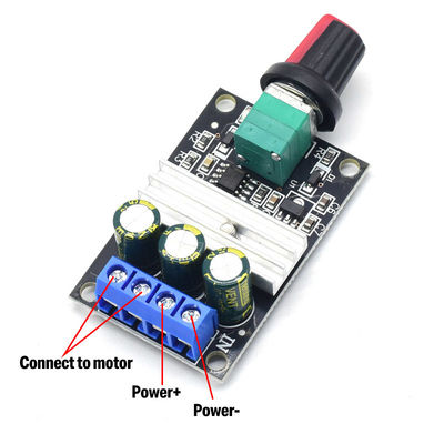 CA-103A PWM DC Motor Speed Controller 6V 12V 24V 28V 3A Switch di velocità 1203BK