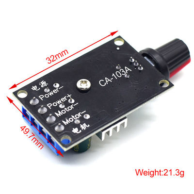 CA-103A PWM DC Motor Speed Controller 6V 12V 24V 28V 3A Switch di velocità 1203BK