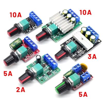 CA-110AS 12V/24V 10A PWM DC Motor Speed Control Governor Stepless LED Dimmer Power Controller Modulo regolatore di tensione