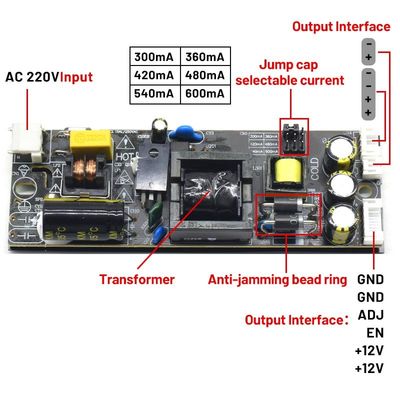 CA-132C Nuova scheda LED LCD originale integrata a corrente costante