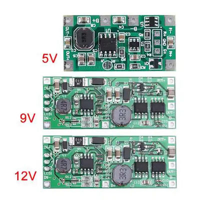 DC 5V 9V 12V di ricarica Step Up Booster Modulo per 18650 batteria al litio UPS voltage converter protezione