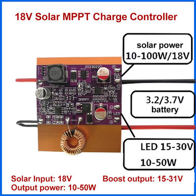 Modulo del driver di potenziamento di tipo di montaggio standard per controllore del pannello solare a batteria al litio da 18 V