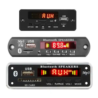 MP3 Player Modulo USB BT 5.0 MP3 Decoder Board FM AUX Amplificatore di potenza di registrazione radio