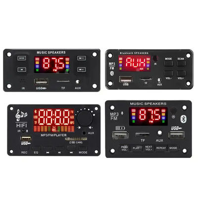 MP3 Player Modulo USB BT 5.0 MP3 Decoder Board FM AUX Amplificatore di potenza di registrazione radio