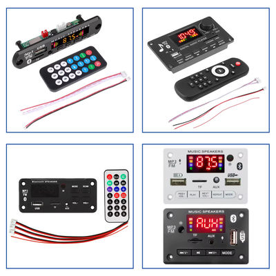 MP3 Player Modulo USB BT 5.0 MP3 Decoder Board FM AUX Amplificatore di potenza di registrazione radio