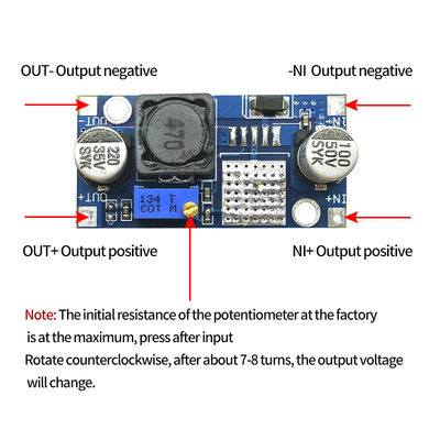 3.2-40V Input 1.5-35V Output regolabile da CC a DC Modulo di alimentazione step down LM2596
