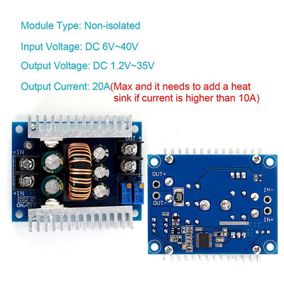 Modulo Step Down per il convertitore DC-DC da 300 W a 20 A con gamma di limitazione di corrente da 0,2 a 20 A