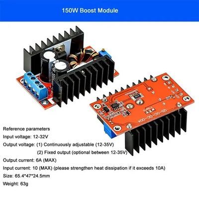 DC-DC 9A 300W Buck Converter 150W Boost Converter da 5-40v a 1.2-35v Modulo di alimentazione Step Down Converter