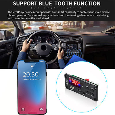 Modulo di amplificatore audio per auto Bluetooth 5.0 da 50 W con radio USB TF FM e canali 5.0