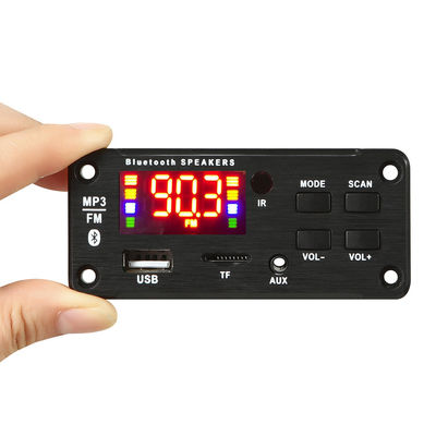 Modulo di amplificatore audio per auto Bluetooth 5.0 da 50 W con radio USB TF FM e canali 5.0