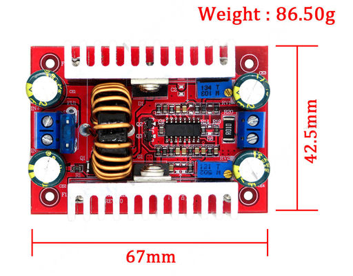 3-5V DC 400W 15A Step-up LED Driver Charger Modulo di alimentazione per l'innalzamento della tensione