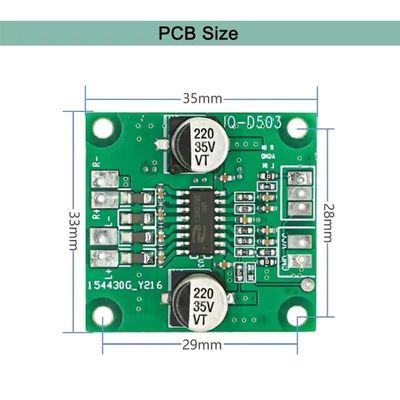 Mini amplificatore 2*40W DC 5V-26V Amplificatore di potenza Modulo ricevitori Amplificatori Board