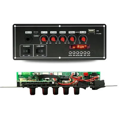 Registratore vocale da 2x20W 7.4V Batteria Amplificatore Bluetooth Con Decodificatore Audio per altoparlanti a carrello