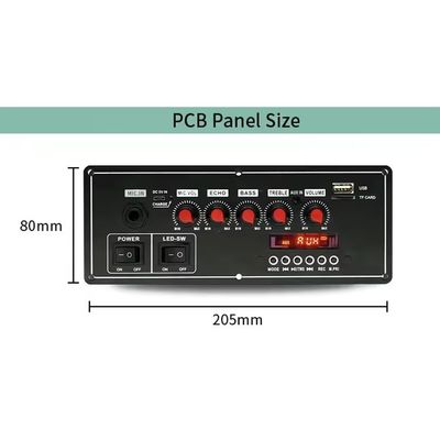 Registratore vocale da 2x20W 7.4V Batteria Amplificatore Bluetooth Con Decodificatore Audio per altoparlanti a carrello