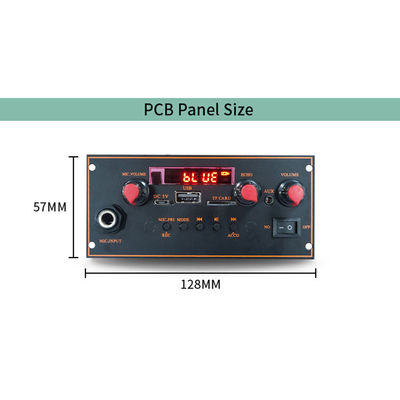 2x10W 3.7V True Stereo Bt Trolley Stereo Motherboard MP3 Decoder Amplificatore Board con funzione microfono