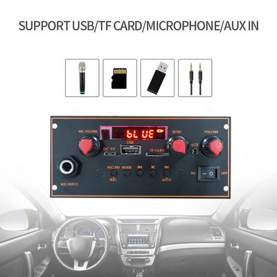 2x10W 3.7V True Stereo Bt Trolley Stereo Motherboard MP3 Decoder Amplificatore Board con funzione microfono