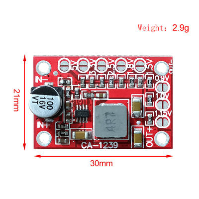 Modulo di alimentazione Step Down CA-1239 Convertitore Buck regolabile 5-15V Input 1.25V/1.5V/1.8V/2.5V/3.3V/5V Output