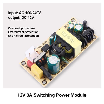 Montaggio della scheda di conversione AC/DC 12V3A/24V1.5A Modulo di alimentazione per il montaggio standard