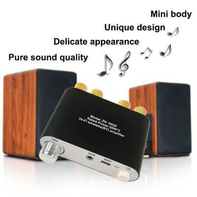 50W*2 BT 5.0 Amplificatore di potenza audio Modulo di scheda 2.0 Amplificatore di ricevitore stereo a doppio canale