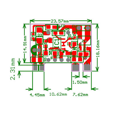 Modulo di alimentazione per interruttore di isolamento di 700MA 3.5W