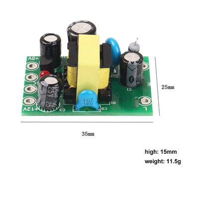 Tipo di montaggio standard Modulo di alimentazione di commutazione AC-DC 110-220V con potenza di uscita di 6W