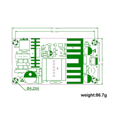 Modulo di alimentazione a commutazione ad alta potenza da 300 W per convertitore di potenza da AC 85-265V a DC 12V 8A