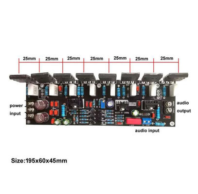 2.0 Canali 400W Transistor Amplifier Board 1943 5200 Rear Stage Audio Enhancement