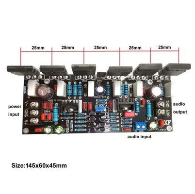 Scheda amplificatore audio a transistor Toshiba a canale singolo da 300 W per un suono ad alta potenza
