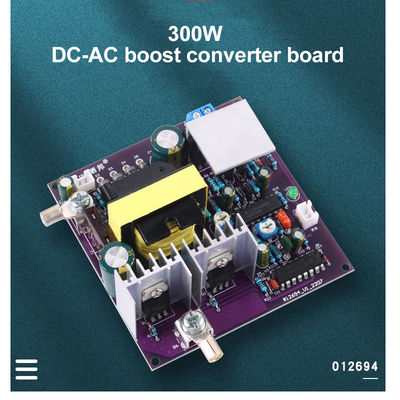 Tipo di montaggio standard 300W Boost Converter 12V a 220VAC 50Hz DC-AC Step-up Inverter