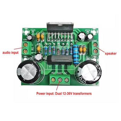 Scheda amplificatore mono da 100 W con doppio alimentatore AC12-32V per 2 canali