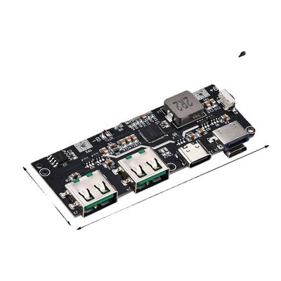 22.5W QC4.0 PD3.0 5 Port Dual USB Mobile Power Bank Circuit Board Protezione della scheda madre