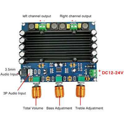 2 canali Amplificatore professionale TPA3116D2 2*150W Digital Audio Board per amplificatori
