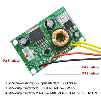 Modulo di alimentazione LCD da 12 a 5 a 3,3 V