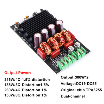 300W Dual Channel 2.0 Digital Amplifier Board per moduli di ricevitori e amplificatori HIFI