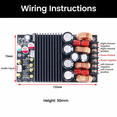 TPA3255 Audiophile 300W 300W 2.0 Bi-Channel Stereo Module per configurazione audio professionale
