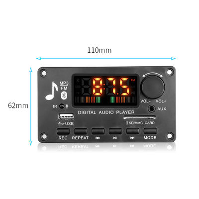 Amplificatore di auto a modulo bluetooth ad alta potenza 2x40W Motherboard con supporto per il formato audio APE e durata della batteria di oltre 20 ore