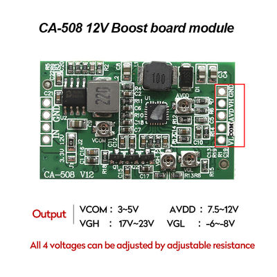 CA-508 LCD LED TCON Board VGL VGH VCOM.AVDD 4 12v Modulo di alimentazione del convertitore di potenza