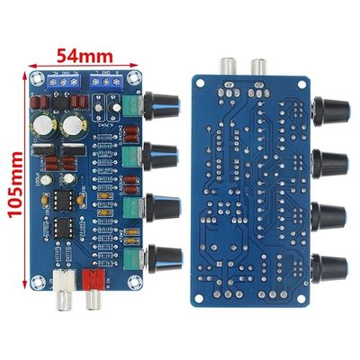 Amplificatore per la casa a 4 canali NE5532 Modulo stereo preamp con ricevitori di circuito di controllo del tono