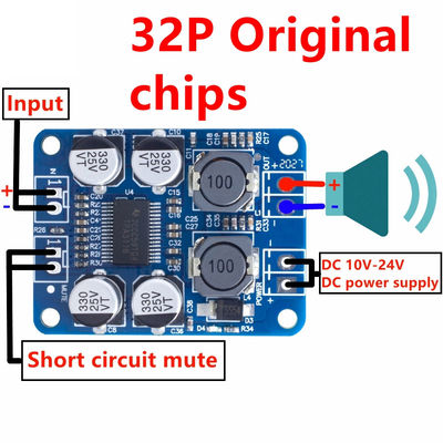 Tpa3118 1X60W 12-24V PBTL Mono Class D Digital Power Amplifier Board per modulo audio