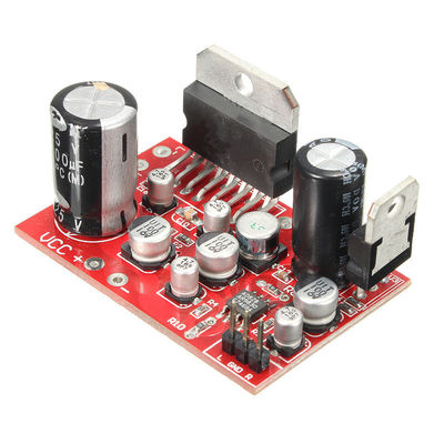 Compatta scheda amplificatore da 50 mm*33 mm con potenza di uscita 38W+38W e alimentazione DC9-17.5V