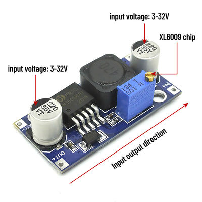 LED e LCD Compatibile 43*22mm Super XL6009 Modulo di potenziamento DC-DC con uscita regolabile