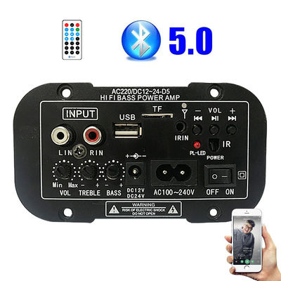 Amplificatore Audio Digitale Connessione Bluetooth per Auto Motocicletta e Audio Domestico