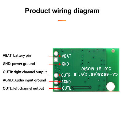 12V DC Power Amplifier Module Board 23*15MM Private Mold NO Bluetooth 5.1 Altoparlante