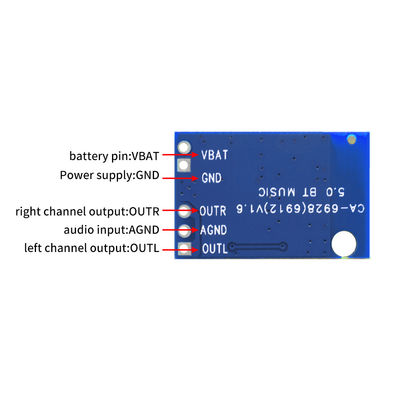 Potenza digitale Bluetooth 5.1 Modulo audio Speaker Amplifier Board CA-6912 Serie 12VDC