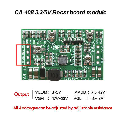 Picture Creatall CA-408 Integrated LCD TCON Board 5v DC-DC Buck Boost Module con 4 alimentatori TV a LED regolabili VGL VGH VCOM.AVDD