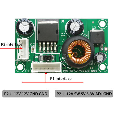 BENQ Modulo di alimentazione LED LCD 12V a 5V a 3.3V Scheda di conversione di tensione discendente