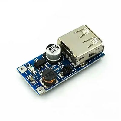 Batteria a cella singola Modulo di alimentazione 5V 600MA Caricabatterie DC-DC Boost Converter