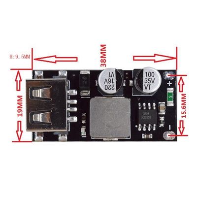 Modulo di alimentazione da 24V a USB QC3.0 QC2.0