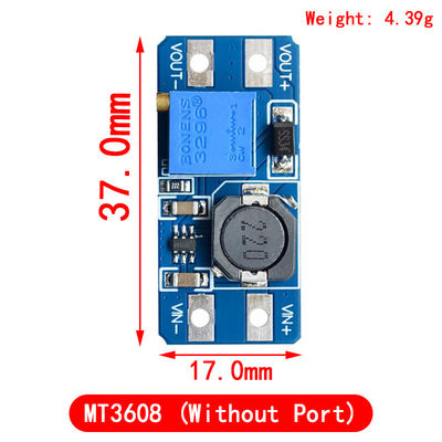 Creatall MT3608 Modulo di potenziamento CC-DC 2A Boost Board Voltaggio di ingresso 2-24V Voltaggio di uscita 30V