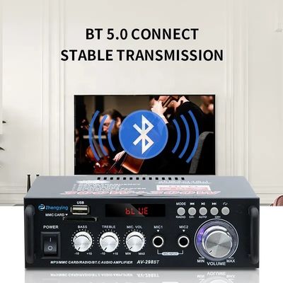 Wireless BT 2.0Stereo Audio Amplifier LDZS AV-298BT per amplificatori di auto e KTV Home